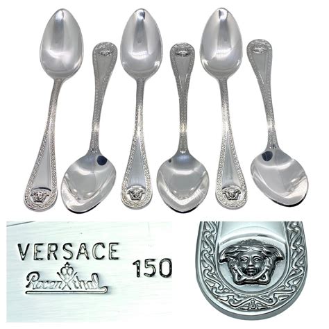 versace spoon|versace rosenthal knives.